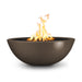 60" Sedona Narrow Ledge Concrete Fire Pit Chocolate