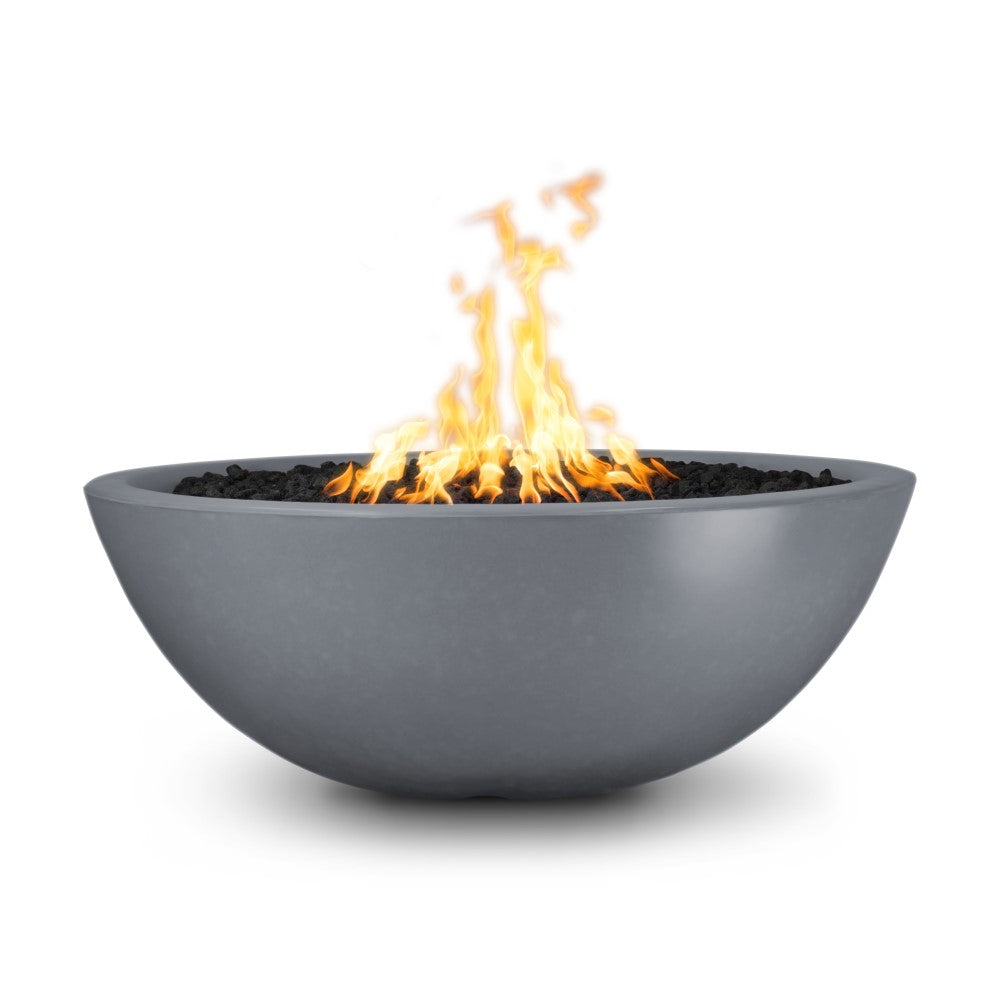 60" Sedona Narrow Ledge Concrete Fire Pit Gray