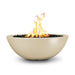 60" Sedona Narrow Ledge Concrete Fire Pit Vanilla