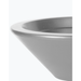 Luna Planter Bowl Silver section of bowl