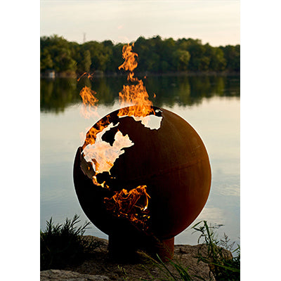 Fire Pit Art Third Rock Fire Pit at the lake