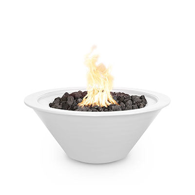 Cazo Fire Bowl – Powder Coated Steel White
