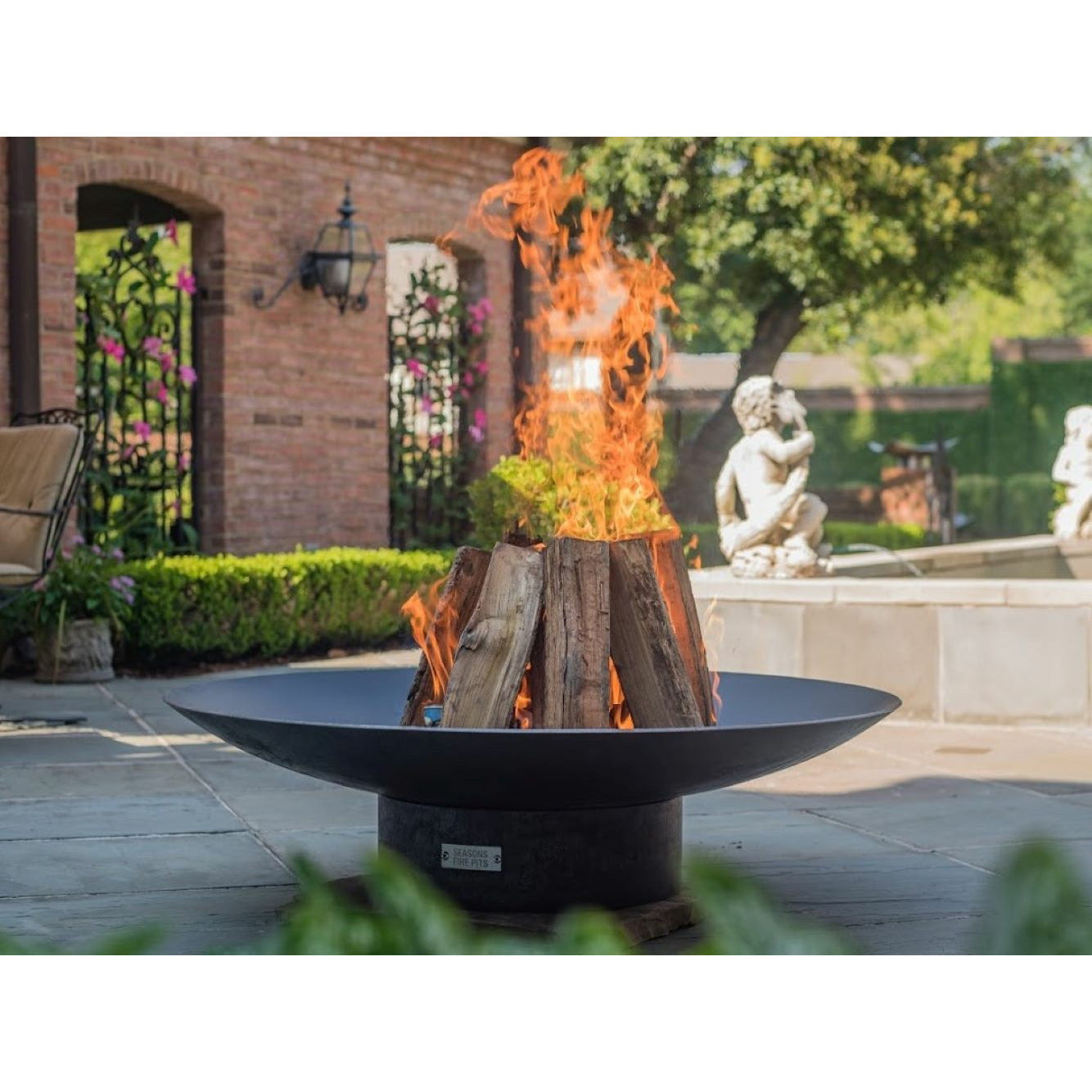 Seasons Fire Pits Concave Steel Fire Pit