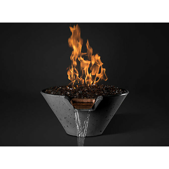 Slick Rock Conical Cascade Fire on Glass