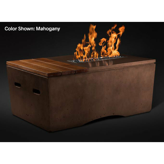 Slick Rock Oasis Fire Table Mahogany