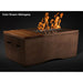 Slick Rock Oasis Fire Table Mahogany