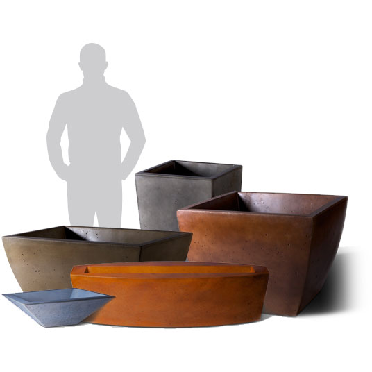 Slick Rock Square Planter